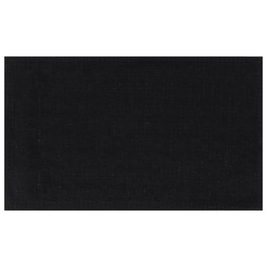 Tapete de porta retangular 45x75 cm borracha e fibra de coco
