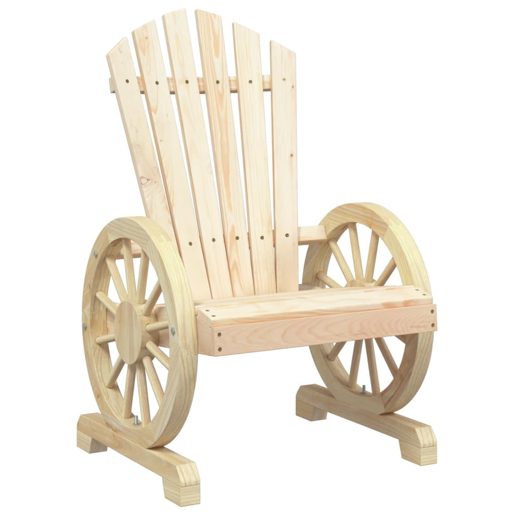 Cadeiras Adirondack para jardim 2 pcs madeira de abeto maciça