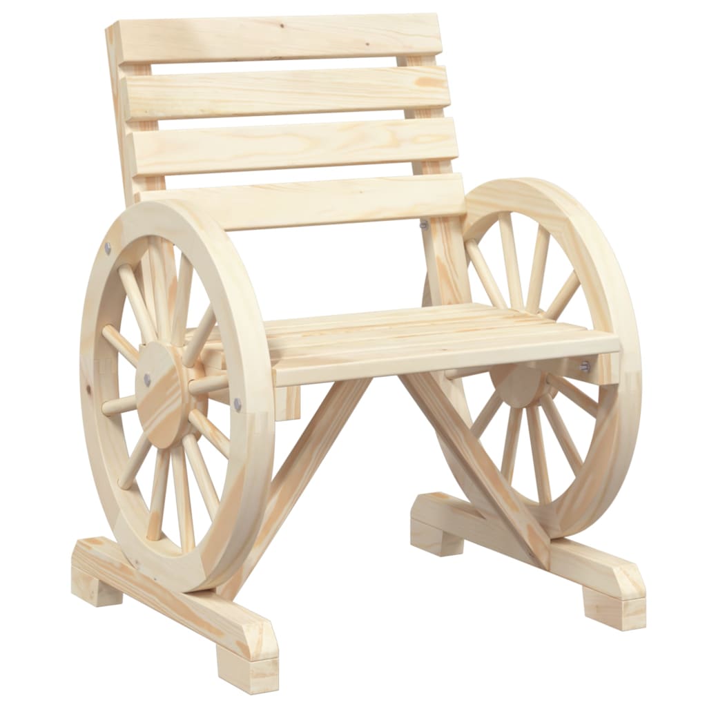 Cadeiras de jardim 2 pcs 58x58x78,5 cm madeira de abeto maciça