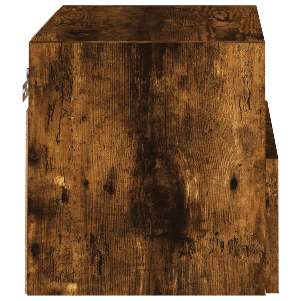 Móveis parede TV deriv. madeira carvalho fumado, 2pcs