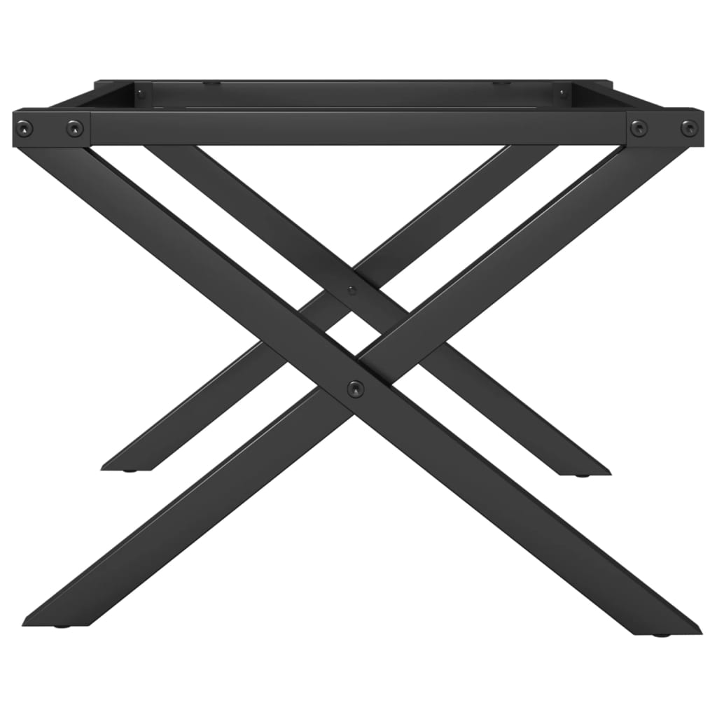 Pernas para mesa de centro estrutura em X aço