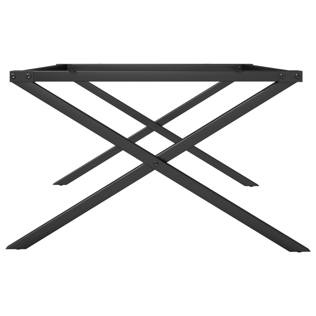 Pernas para mesa de centro estrutura em X aço