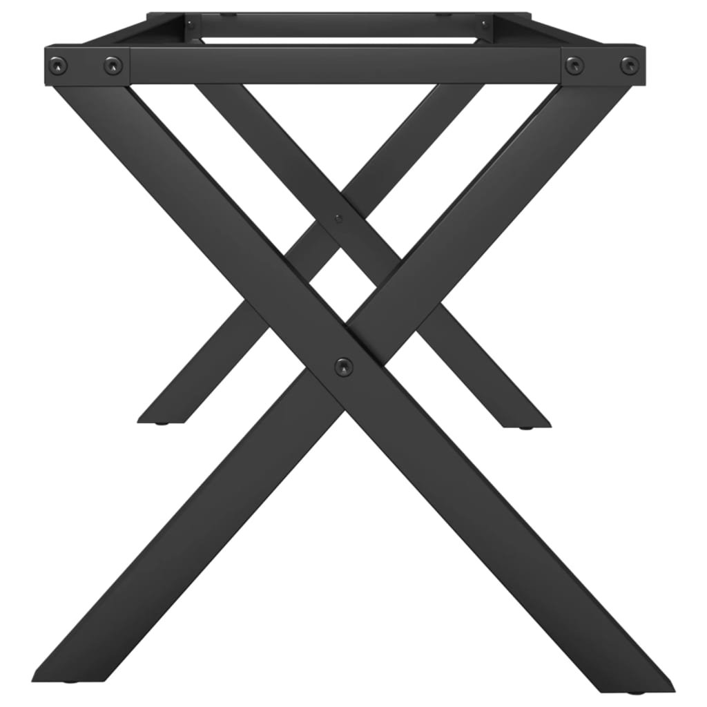Pernas para mesa de centro estrutura em X aço