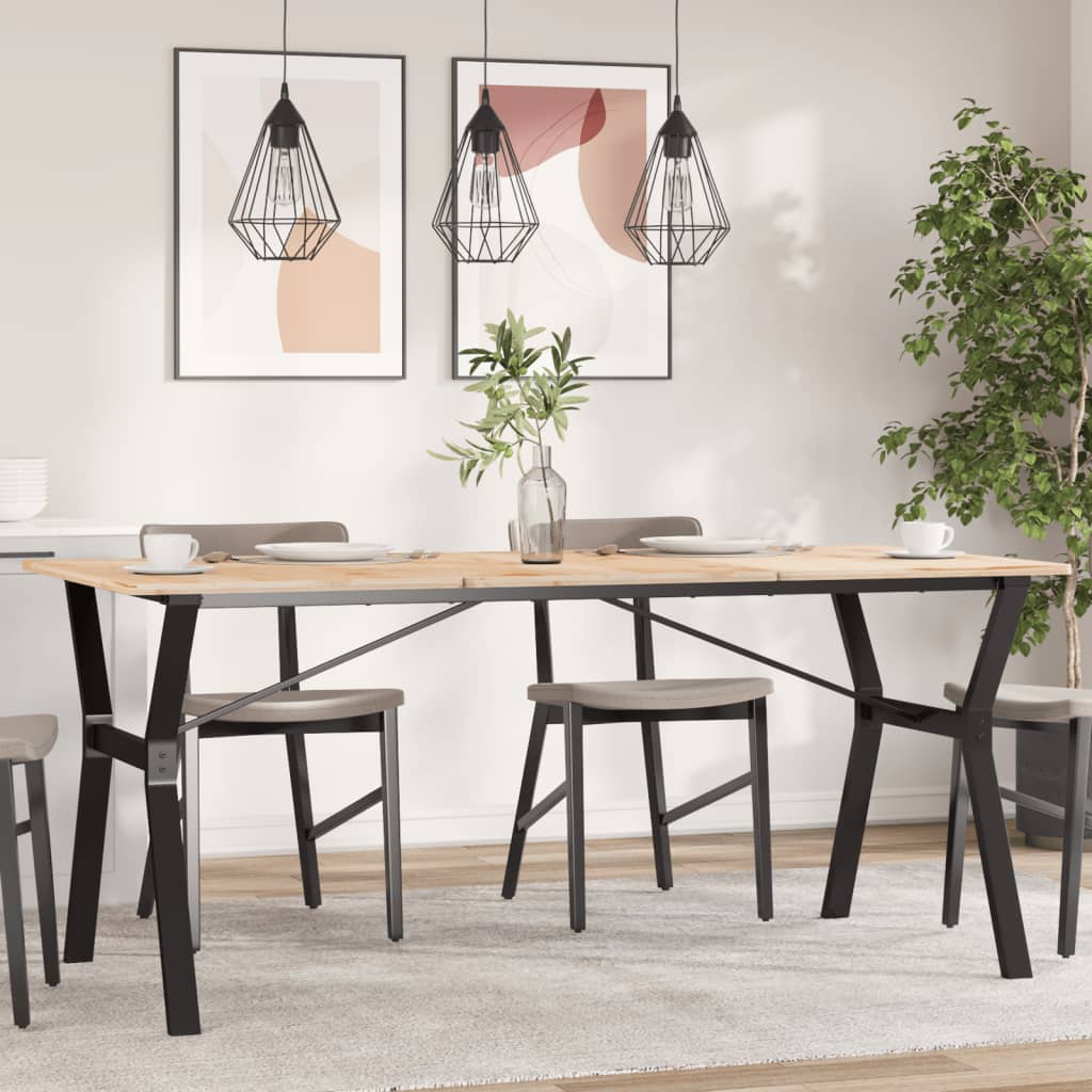 Pernas para mesa de jantar estrutura em Y aço