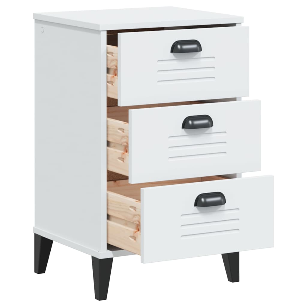 Mesa de cabeceira VIKEN derivados de madeira branco