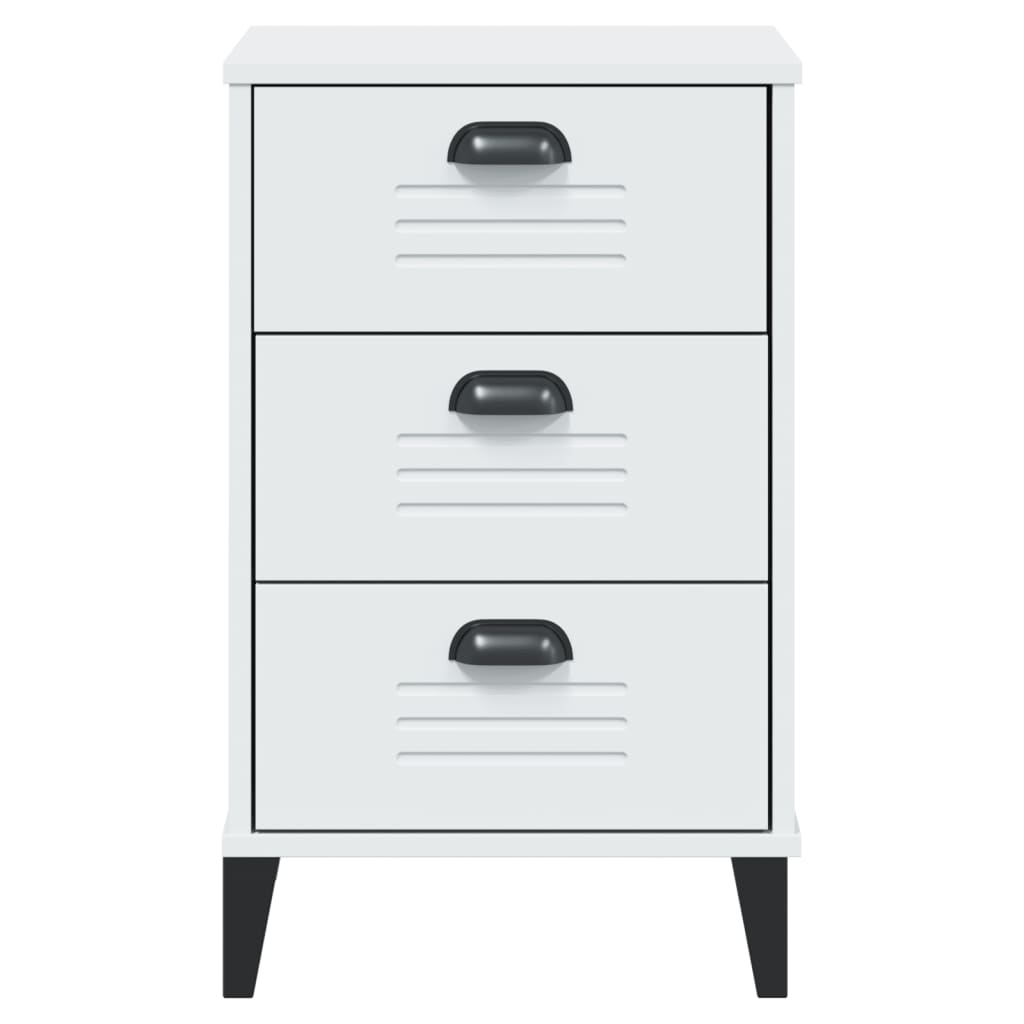 Mesa de cabeceira VIKEN derivados de madeira branco