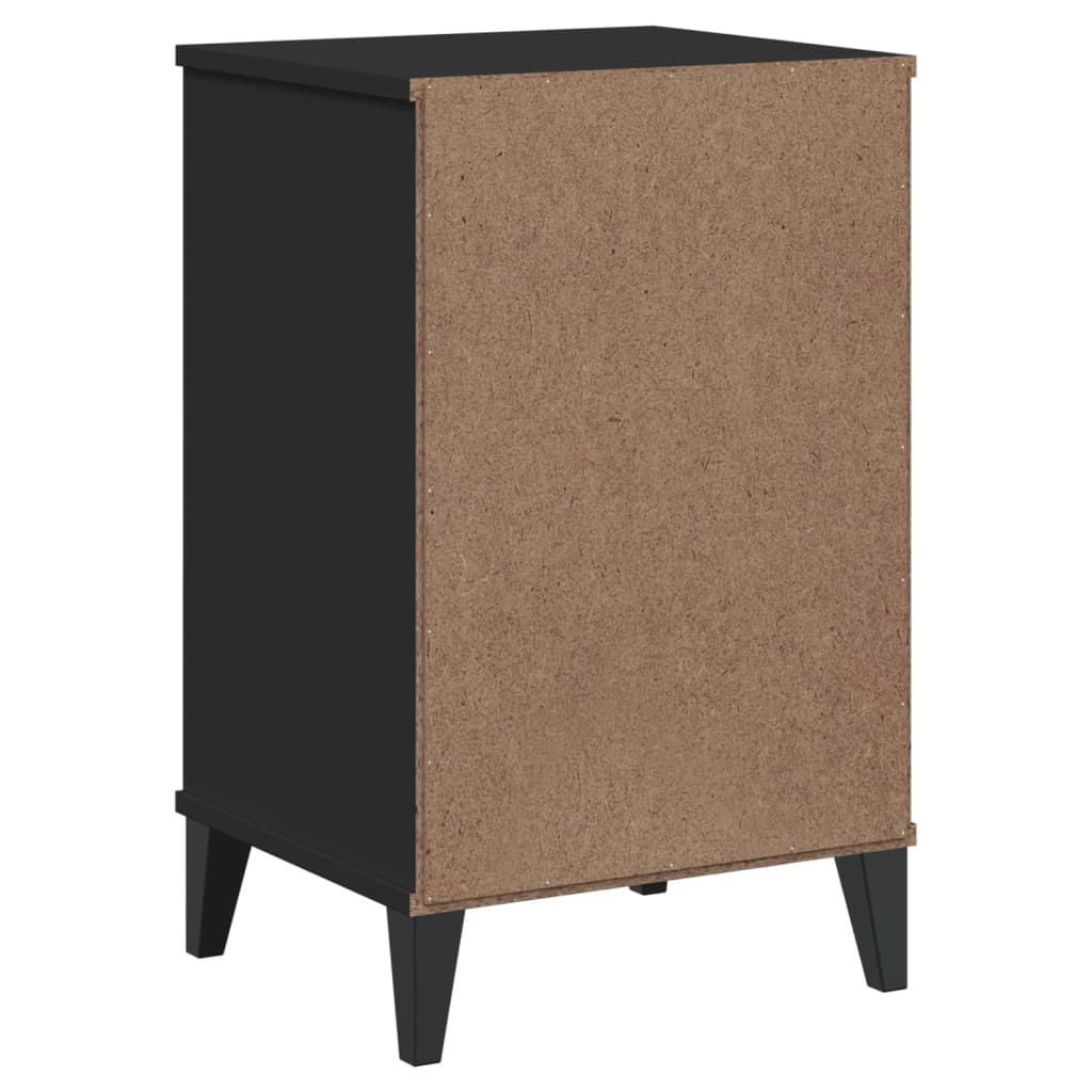 Mesa de cabeceira VIKEN derivados de madeira preto