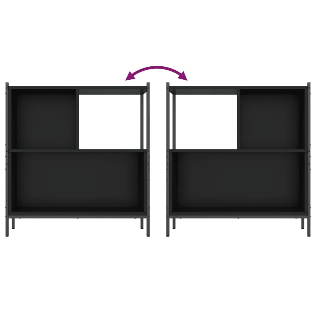 Estante 72x28x77,5 cm derivados de madeira preto