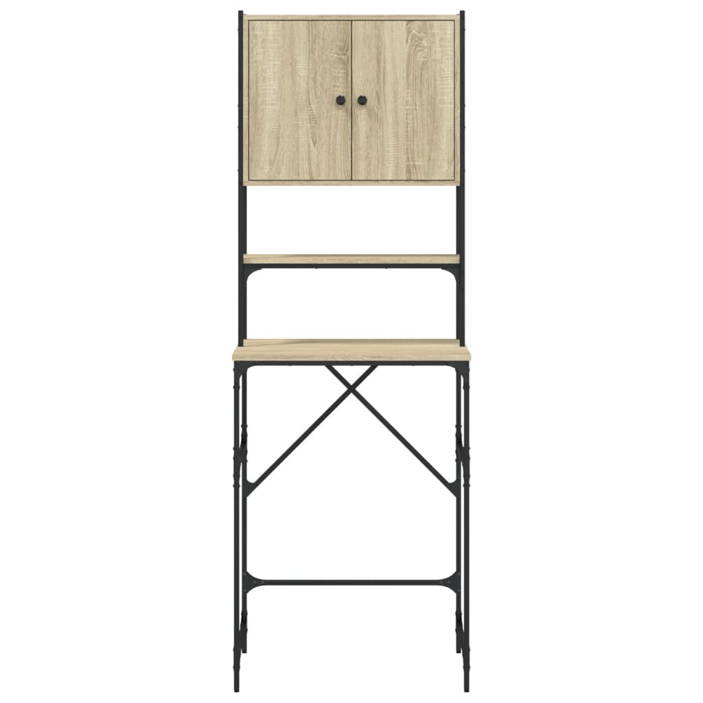 Armário máquina lavar roupa 68x48,5x194 cm carvalho sonoma