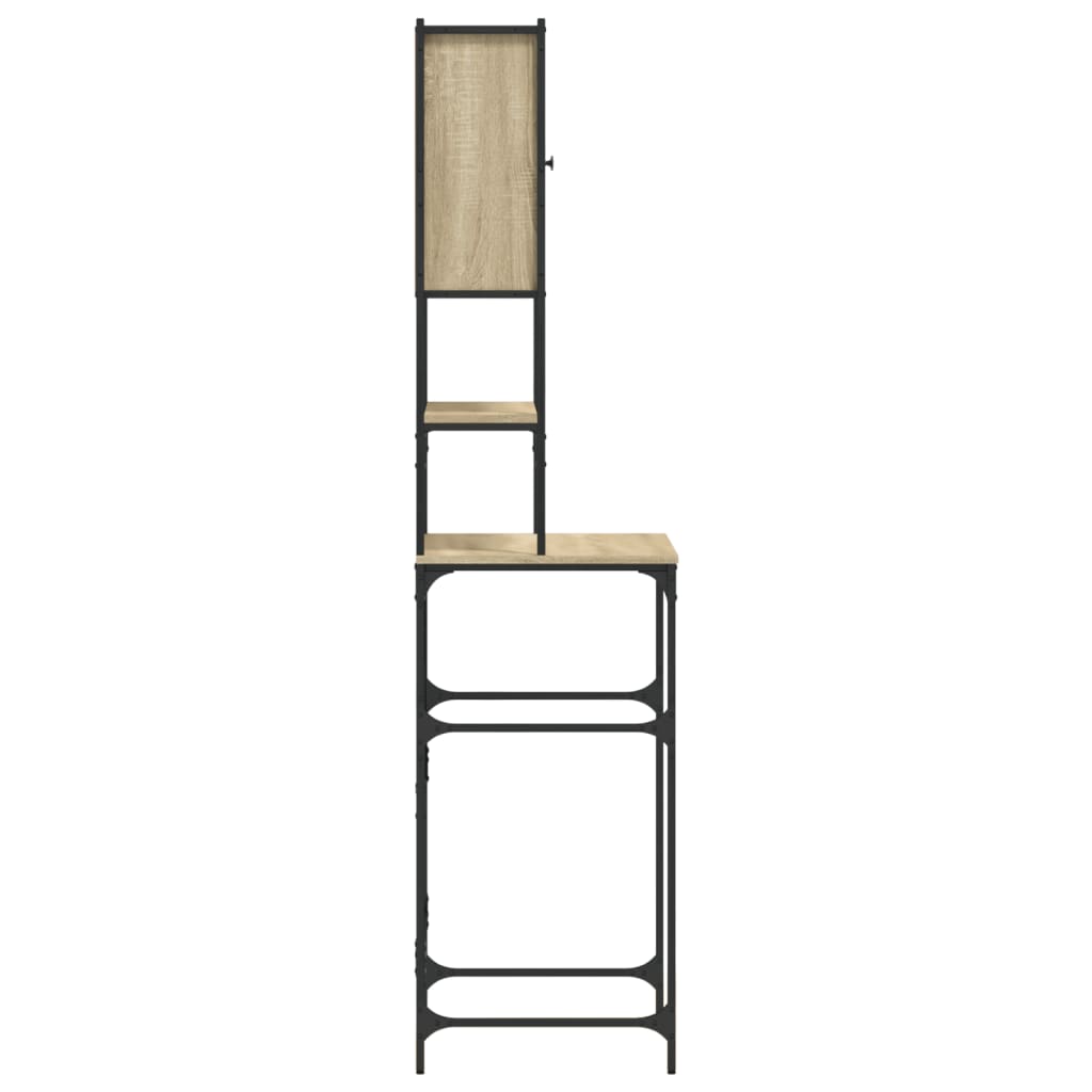 Armário máquina lavar roupa 68x48,5x194 cm carvalho sonoma