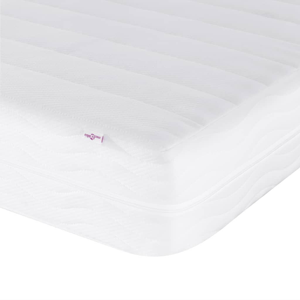 Cama com colchão Dover 80x200 cm couro artificial castanho