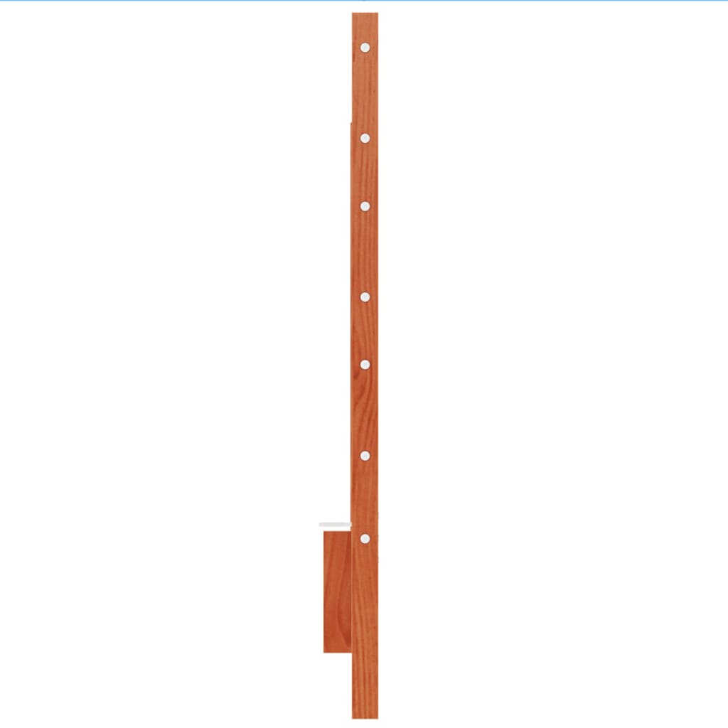 Cabeceira 150 cm madeira de pinho maciça castanho-mel