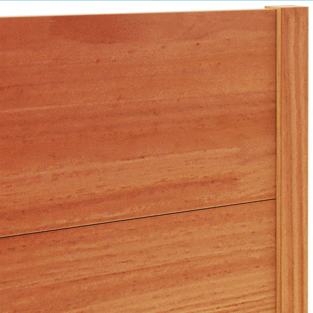 Cabeceira 150 cm madeira de pinho maciça castanho-mel