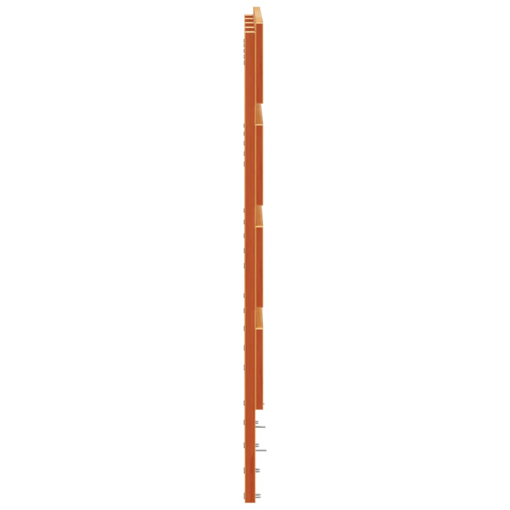 Cabeceira 150 cm madeira de pinho maciça castanho-mel