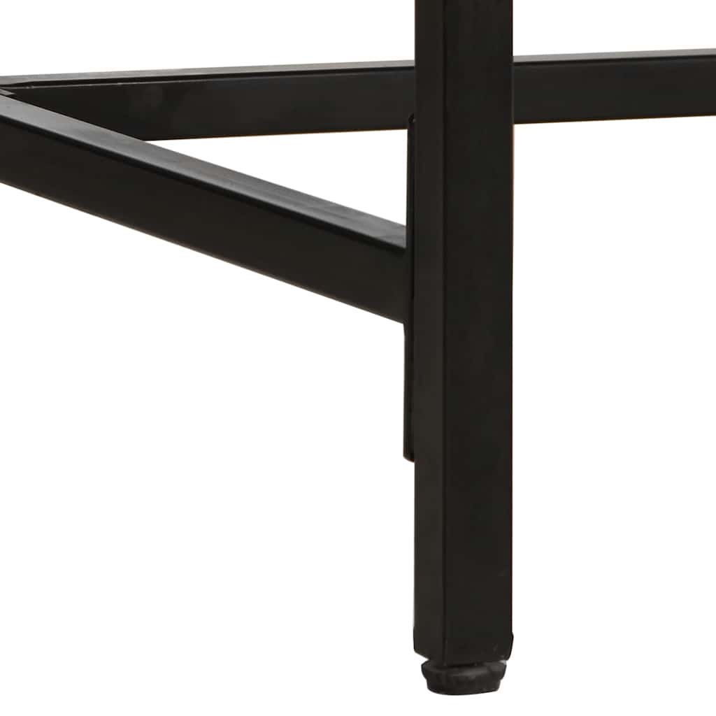 Mesa de jantar 200x100x75 cm madeira de mangueira maciça áspera