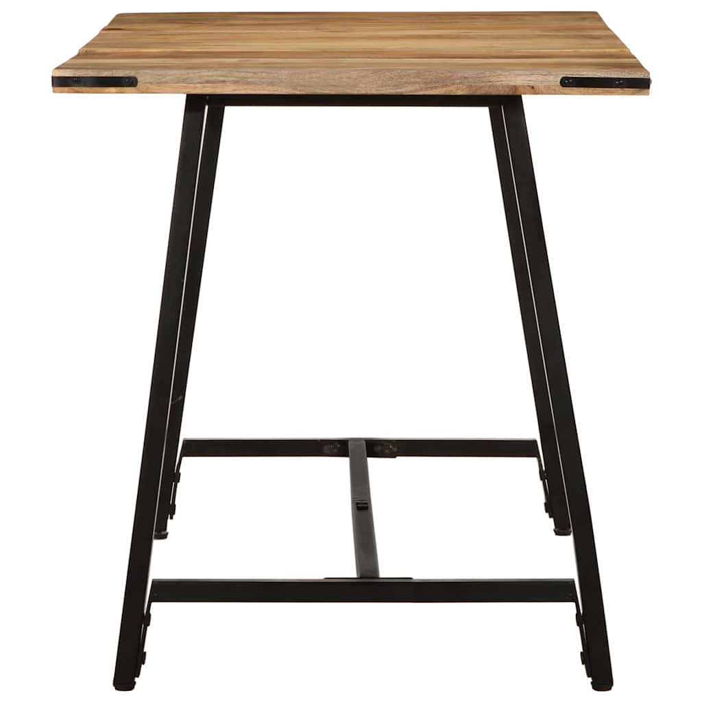 Mesa de jantar 140x70x75 cm madeira de mangueira maciça