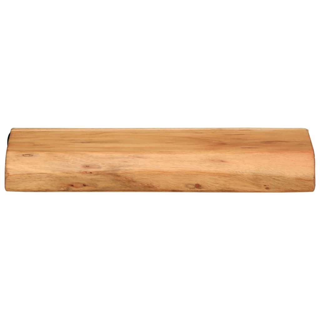 Prateleiras parede 2 pcs 30x20x3,5 cm madeira de acácia maciça