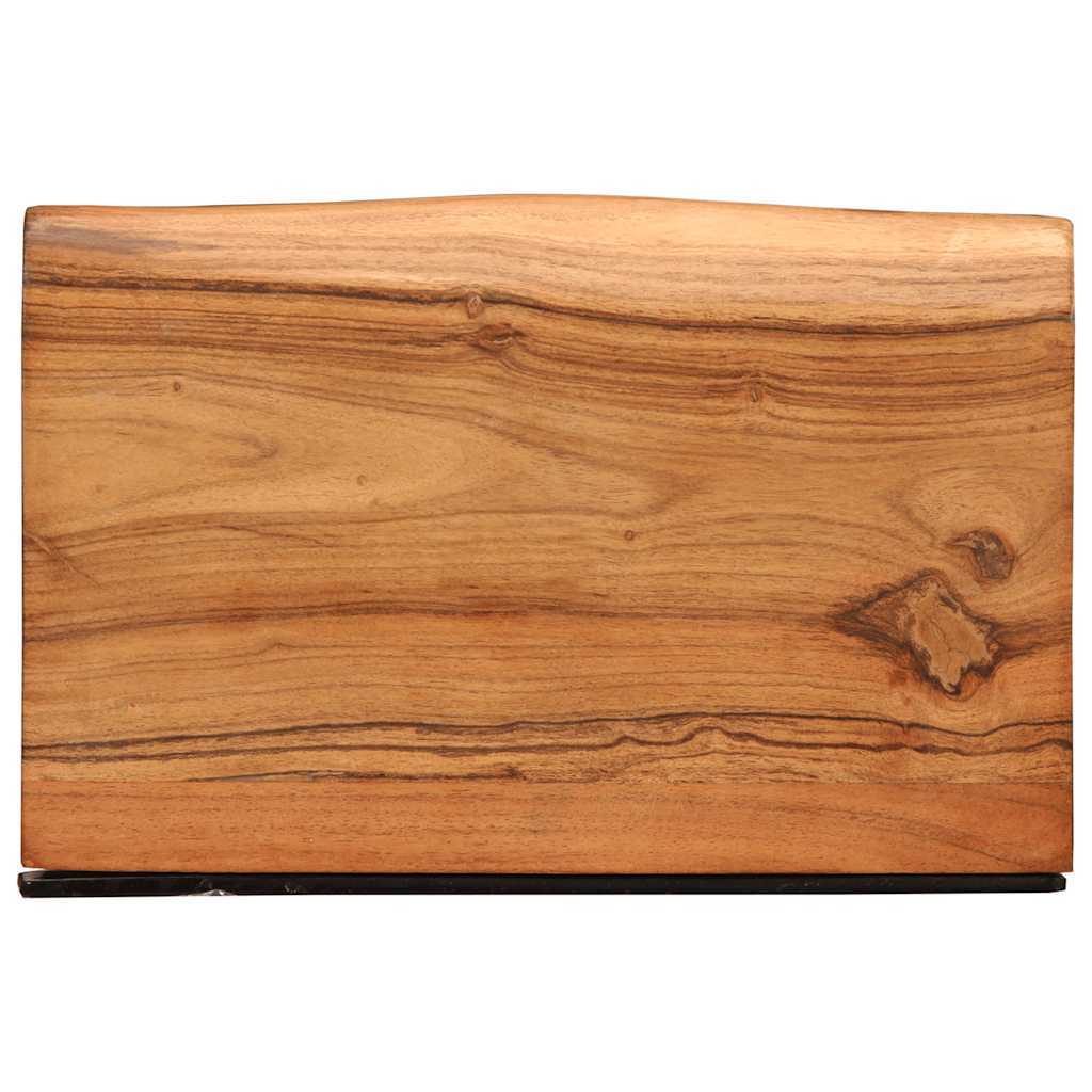 Prateleiras parede 2 pcs 30x20x3,5 cm madeira de acácia maciça