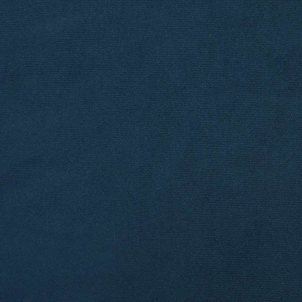 Sofá-cama de 2 lugares veludo azul