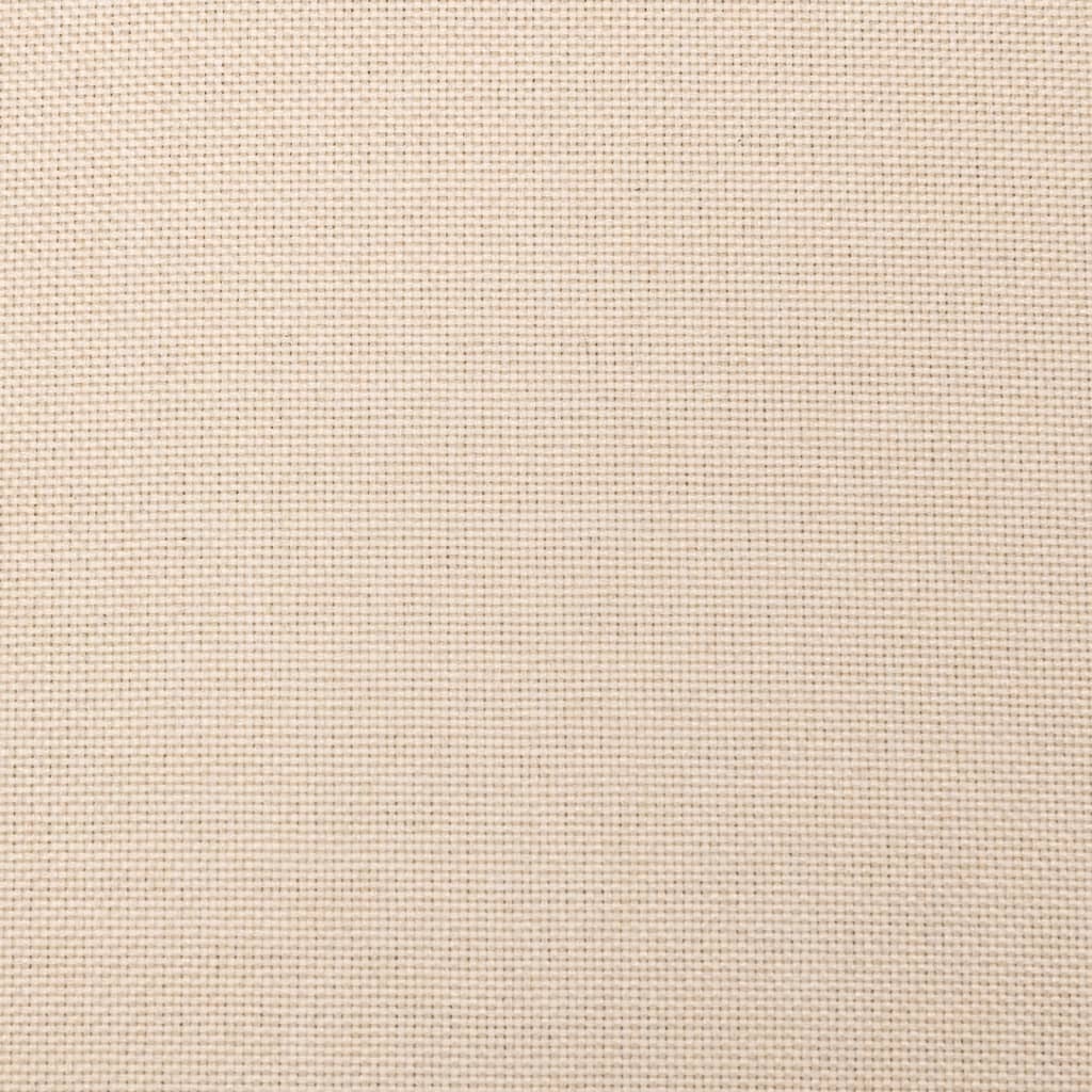 Sofá-cama 2 lugares com duas almofadas tecido cor creme