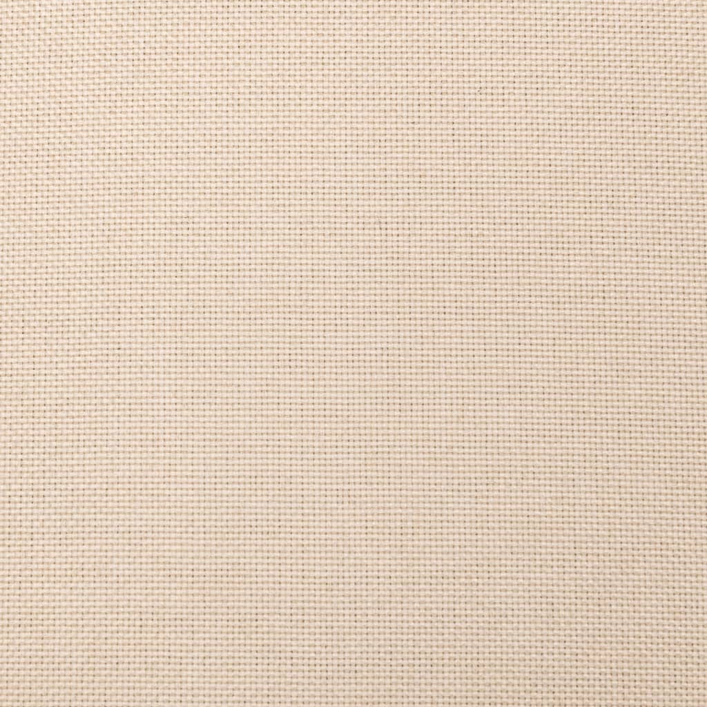Sofá-cama 2 lugares com duas almofadas tecido cor creme