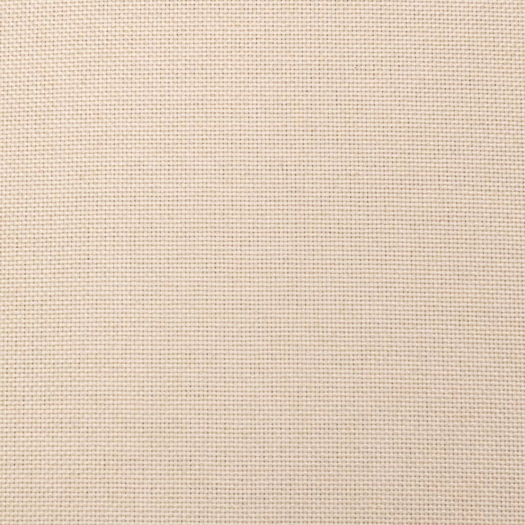 Sofá-cama 2 lugares com duas almofadas tecido cor creme