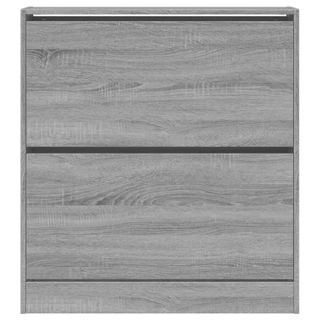 Sapateira 80x21x87,5 cm derivados de madeira cinzento sonoma