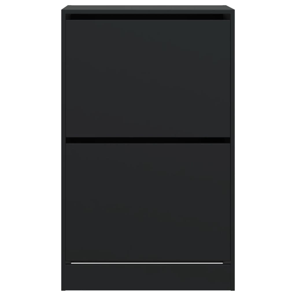 Sapateira 60x34x63,5 cm derivados de madeira preto