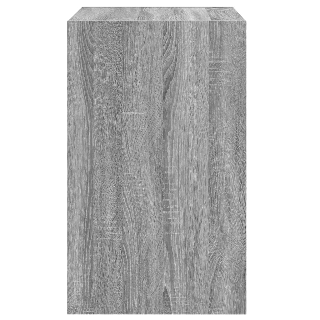 Sapateira 60x42x69 cm derivados de madeira cinzento sonoma