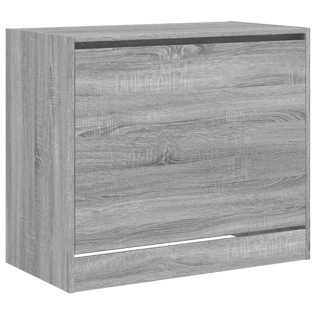 Sapateira 80x42x69 cm derivados de madeira cinzento sonoma