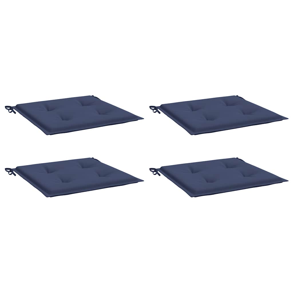 Almofadões p/ sofá de paletes 4 pcs tecido oxford azul-marinho