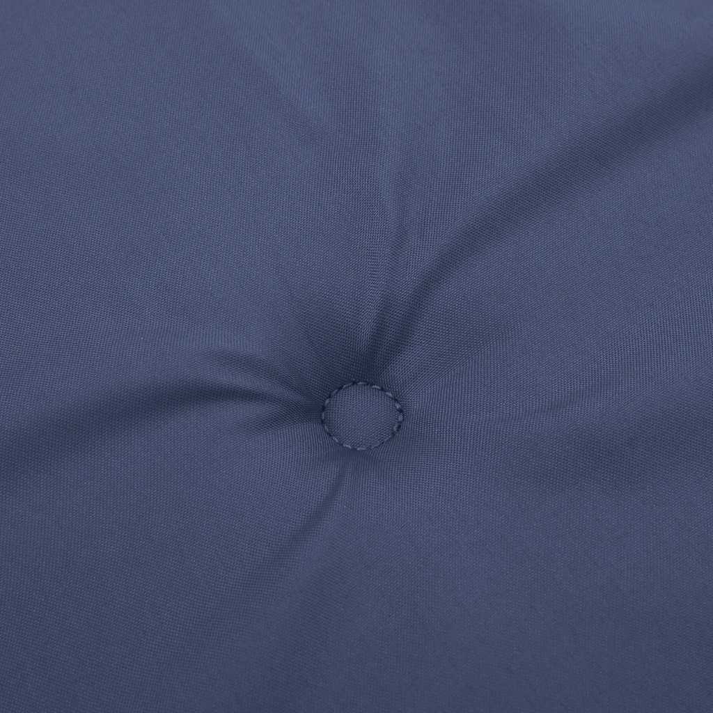 Almofadão p/ banco jardim 150x50x4cm tecido oxford azul-marinho