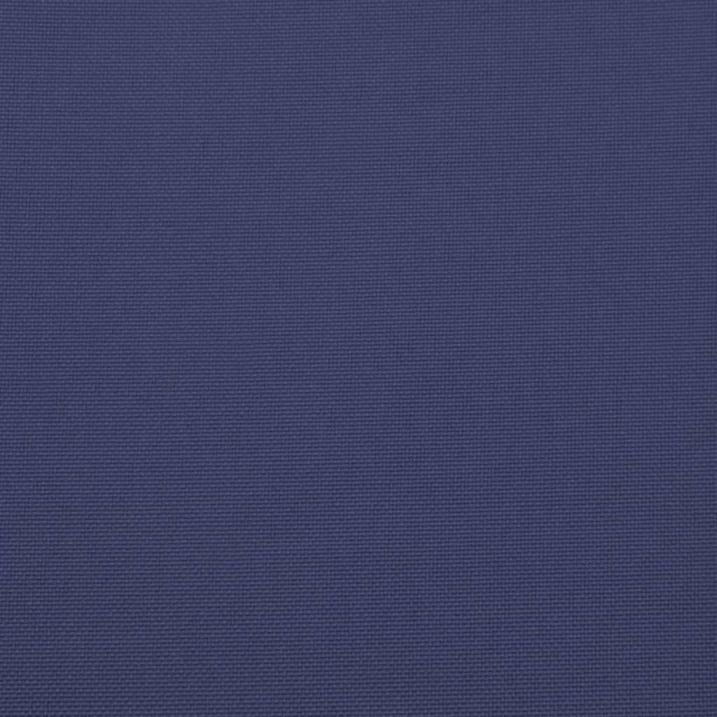 Almofadão p/ banco jardim 100x50x7cm tecido oxford azul-marinho