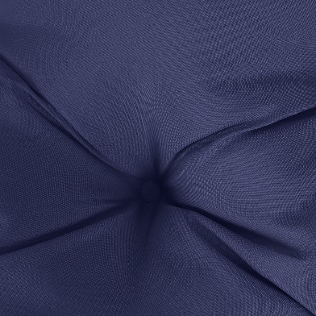 Almofadões banco jardim 2 pcs 120x50x7cm oxford azul-marinho