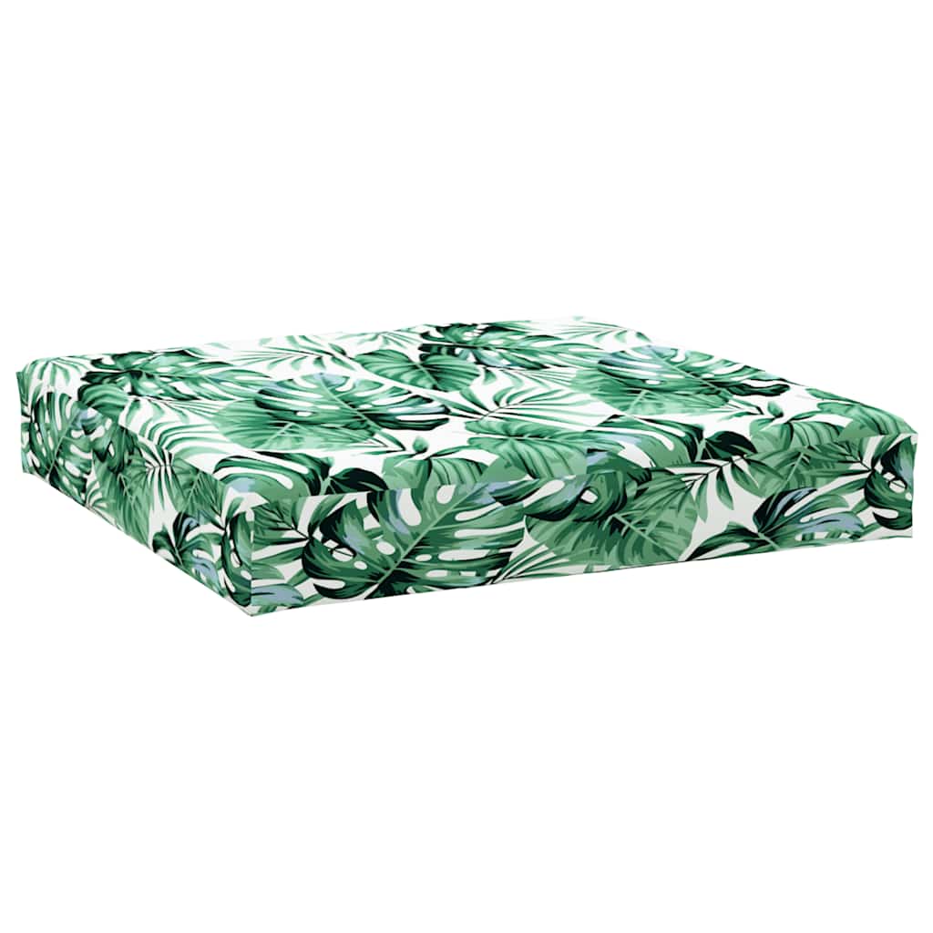 Almofadões p/ móveis paletes 3 pcs tecido oxford padrão folhas