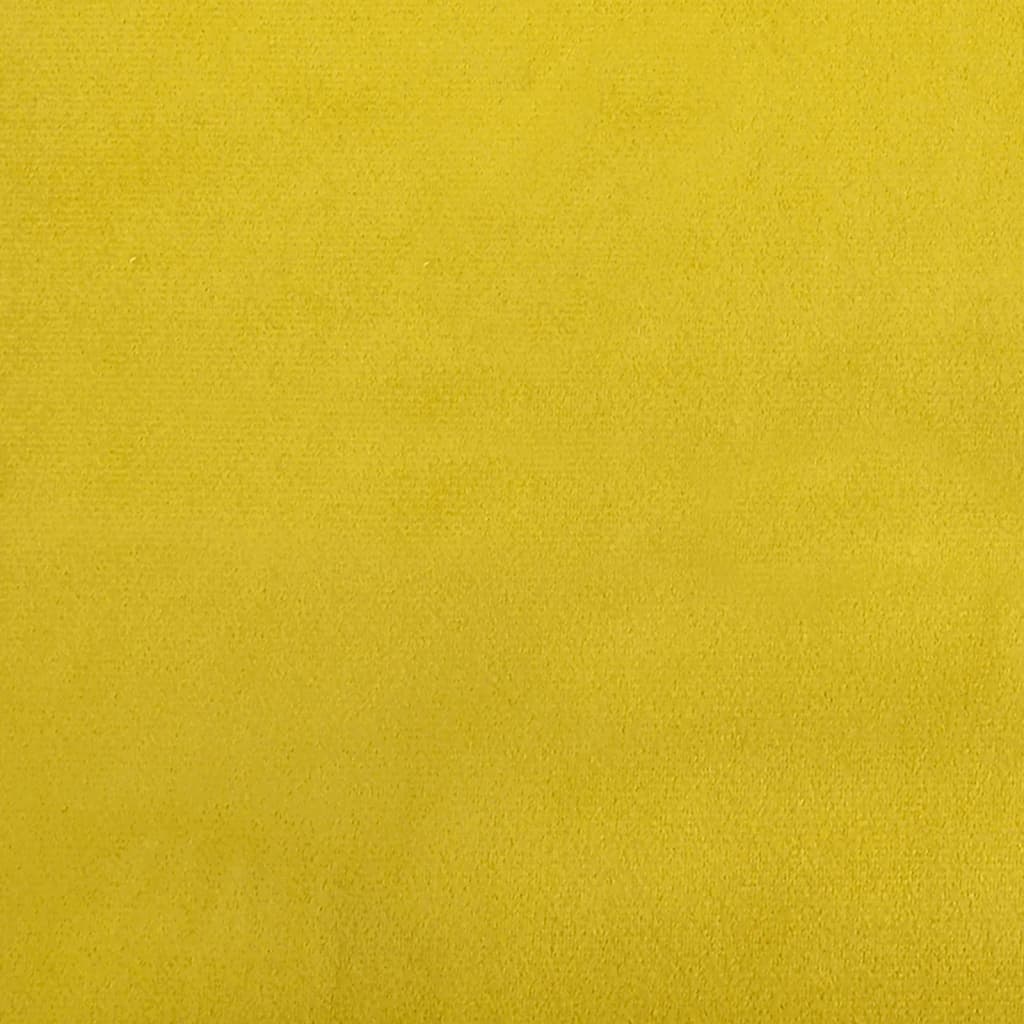 Sofá chesterfield veludo amarelo