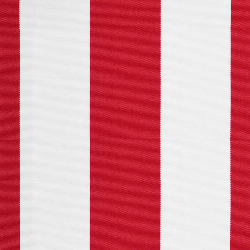 Tecido de substituição p/ toldo 3,5x2,5m riscas vermelho/branco