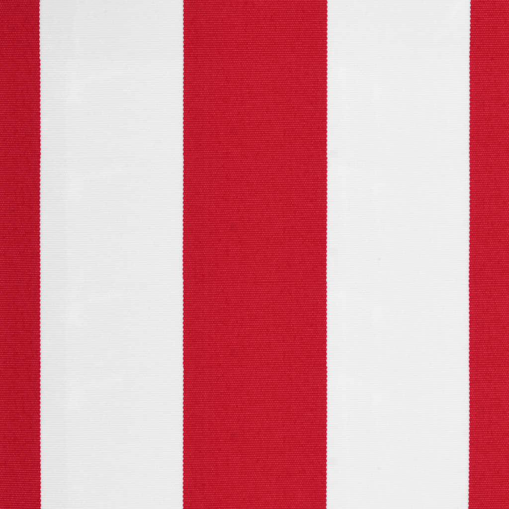 Tecido de substituição p/ toldo 4x3 m riscas vermelho/branco