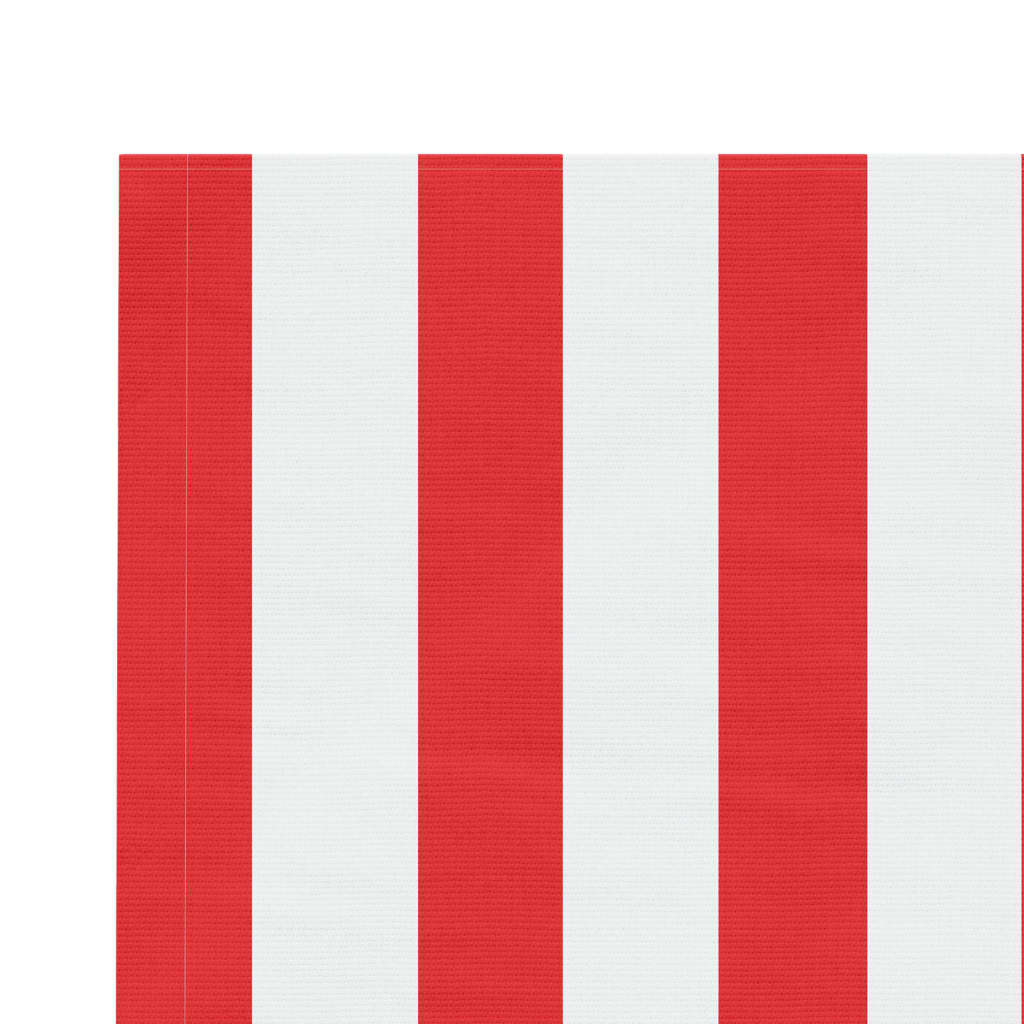 Tecido de substituição p/ toldo 6x3 m riscas vermelho/branco