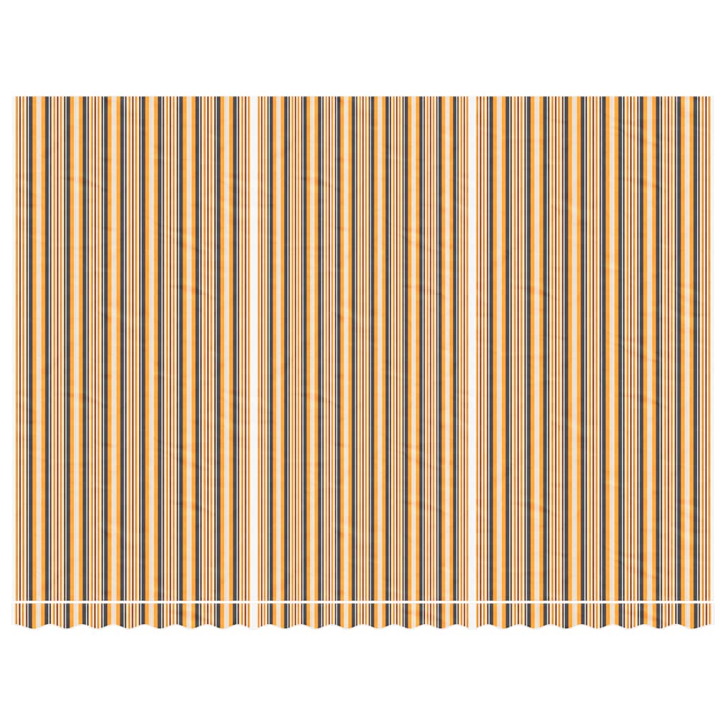 Tecido de substituição para toldo 5x3,5 m riscas multicor