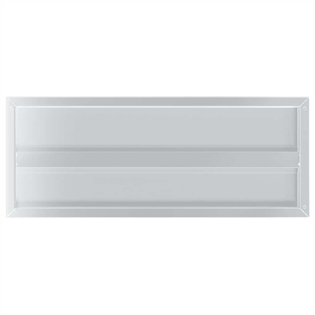 Prateleiras de parede 2 pcs 75x30x3 cm aço inoxidável prateado