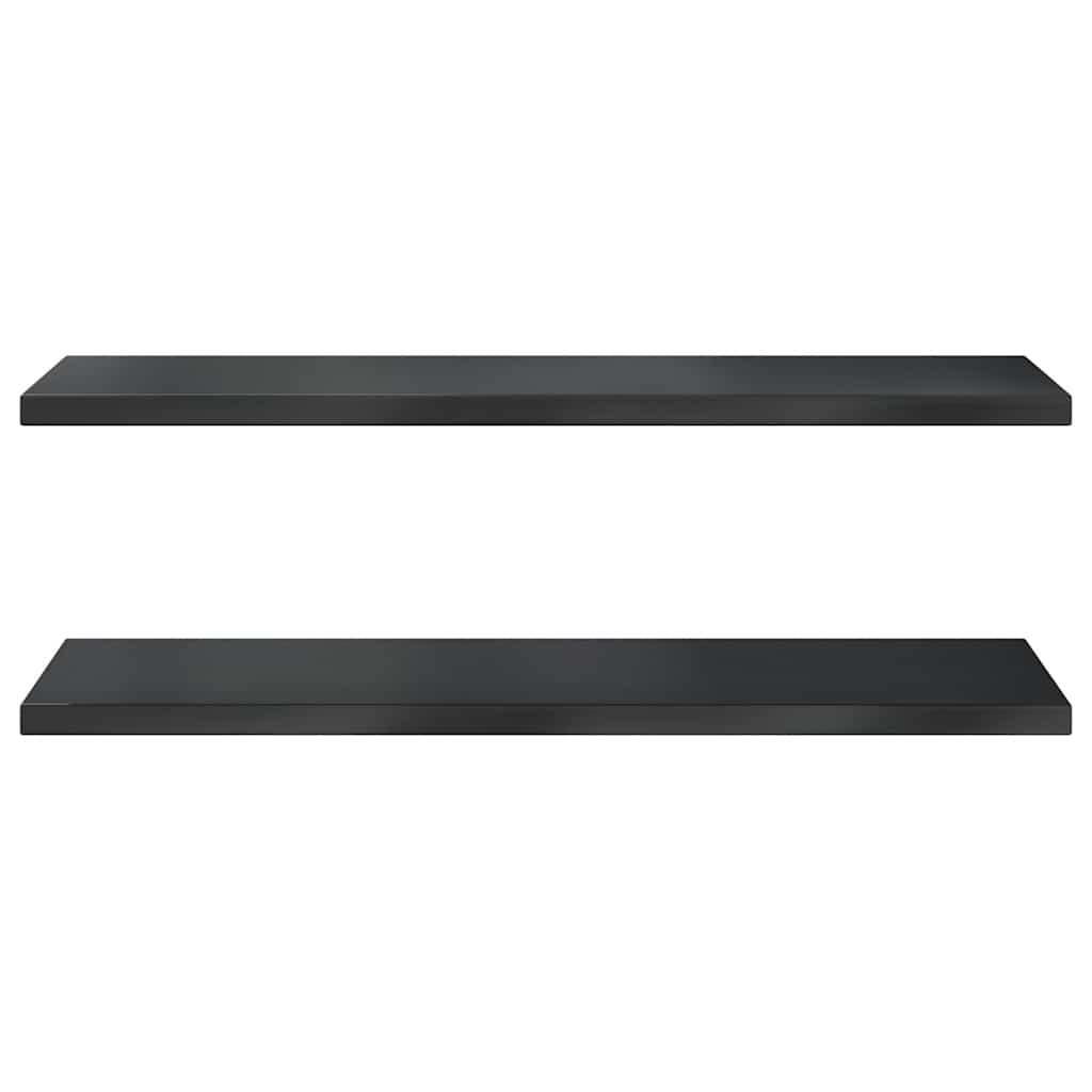 Prateleiras de parede 2 pcs 100x40x3 cm aço inoxidável prateado