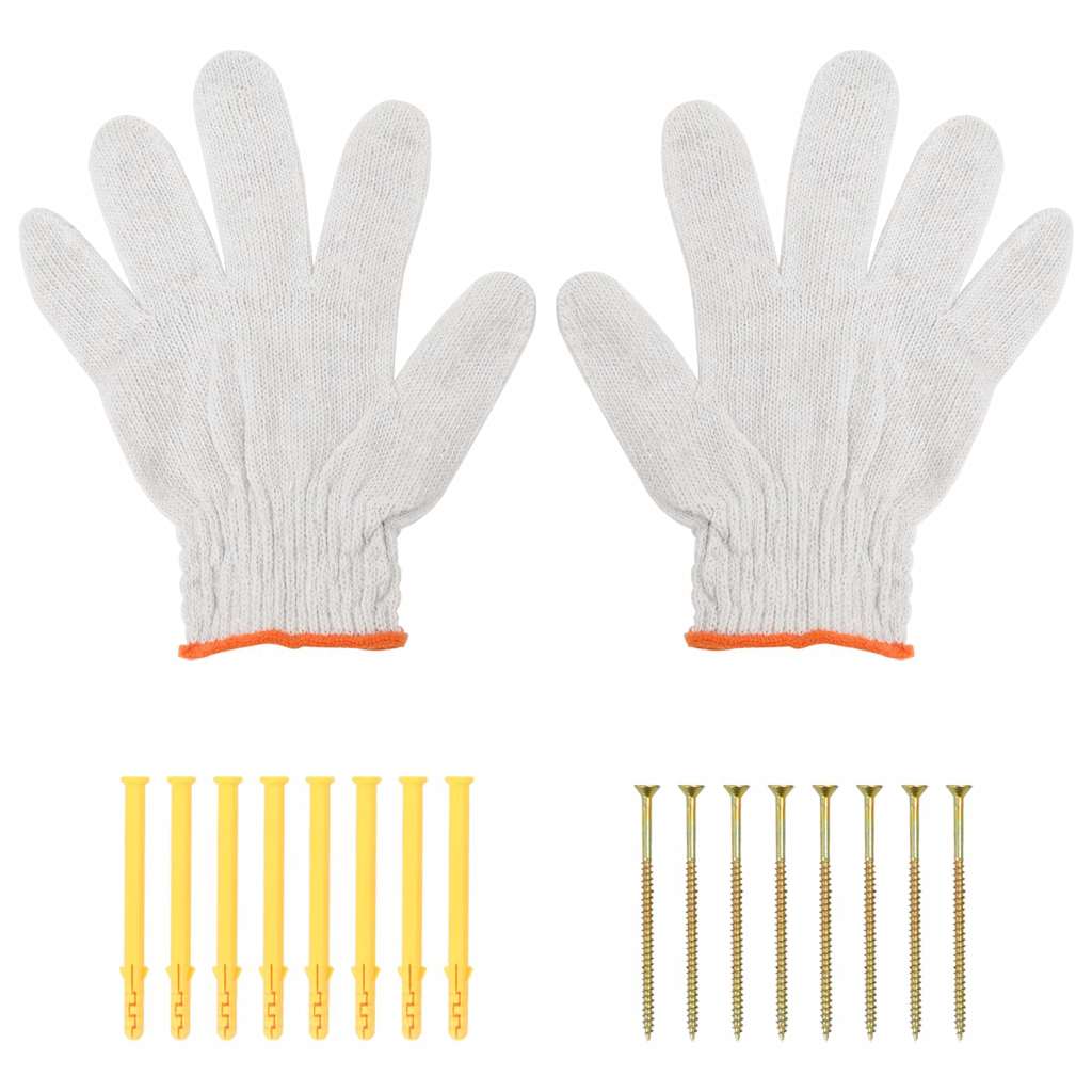 Suportes prateleira 4pcs 15x2,5x11,5 cm aço inoxidável prateado