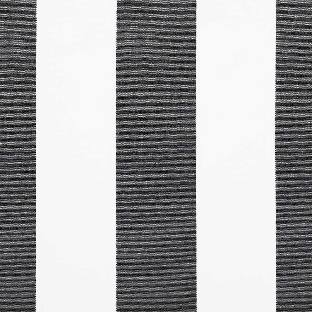Toldo retrátil 3x2,5 m tecido e alumínio antracite e branco
