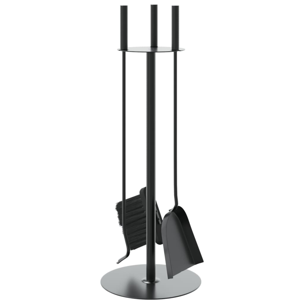 Conjunto de ferramentas para lareira de 4 peças 22x59 cm Aço