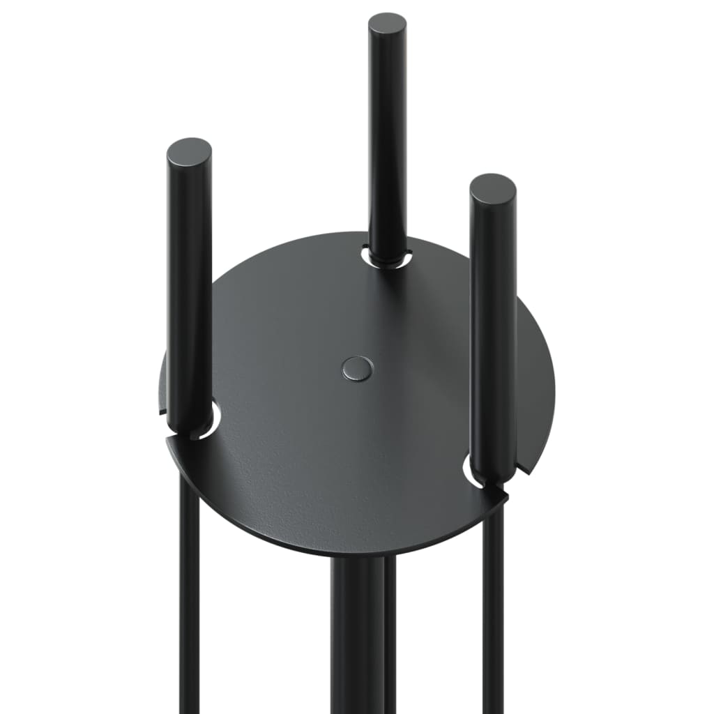Conjunto de ferramentas para lareira de 4 peças 22x59 cm Aço