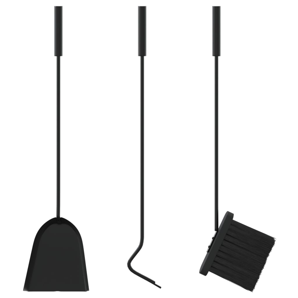 Conjunto de ferramentas para lareira de 4 peças 22x59 cm Aço