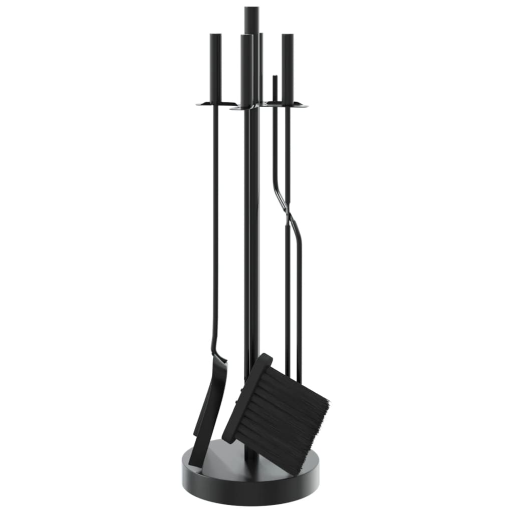 Conjunto de ferramentas para lareira de 5 peças 18x66 cm aço
