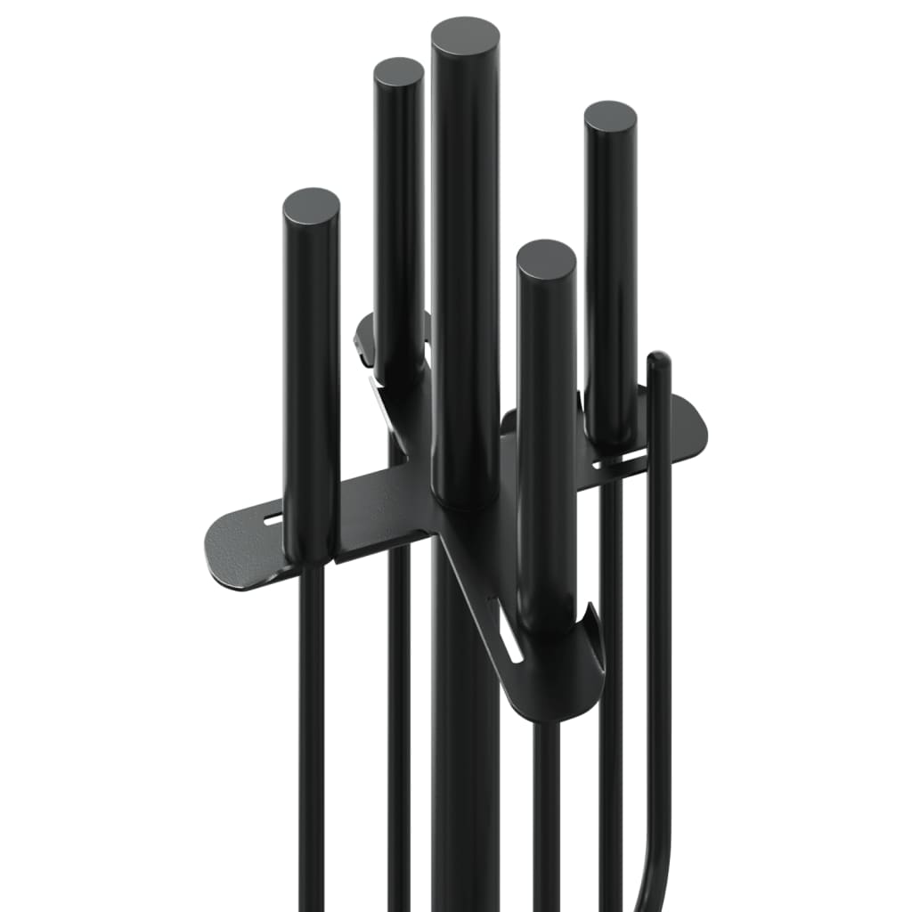 Conjunto de ferramentas para lareira de 5 peças 18x66 cm aço