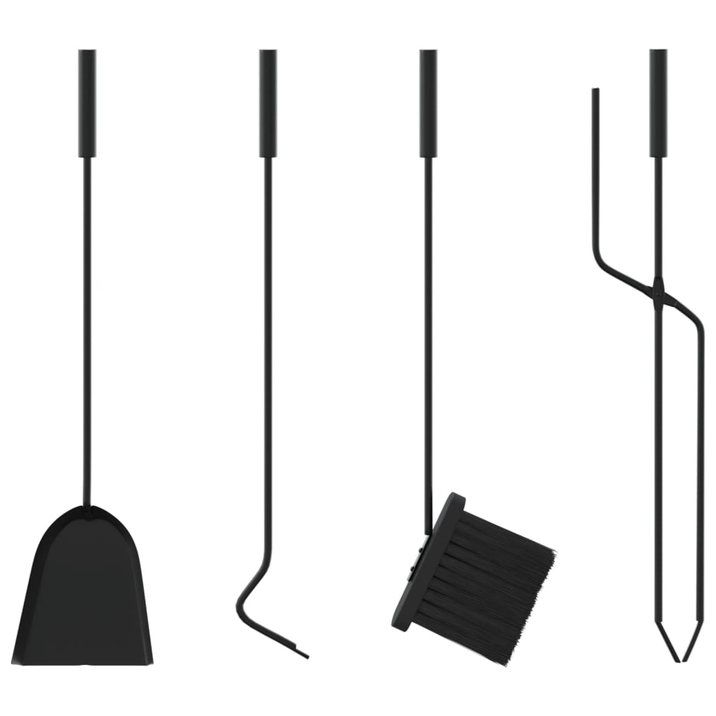 Conjunto de ferramentas para lareira de 5 peças 18x66 cm aço